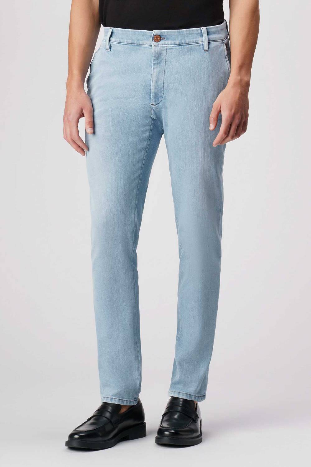 Jeckerson Jack- Pantalone chino in comfort denim blu chiaro Moda