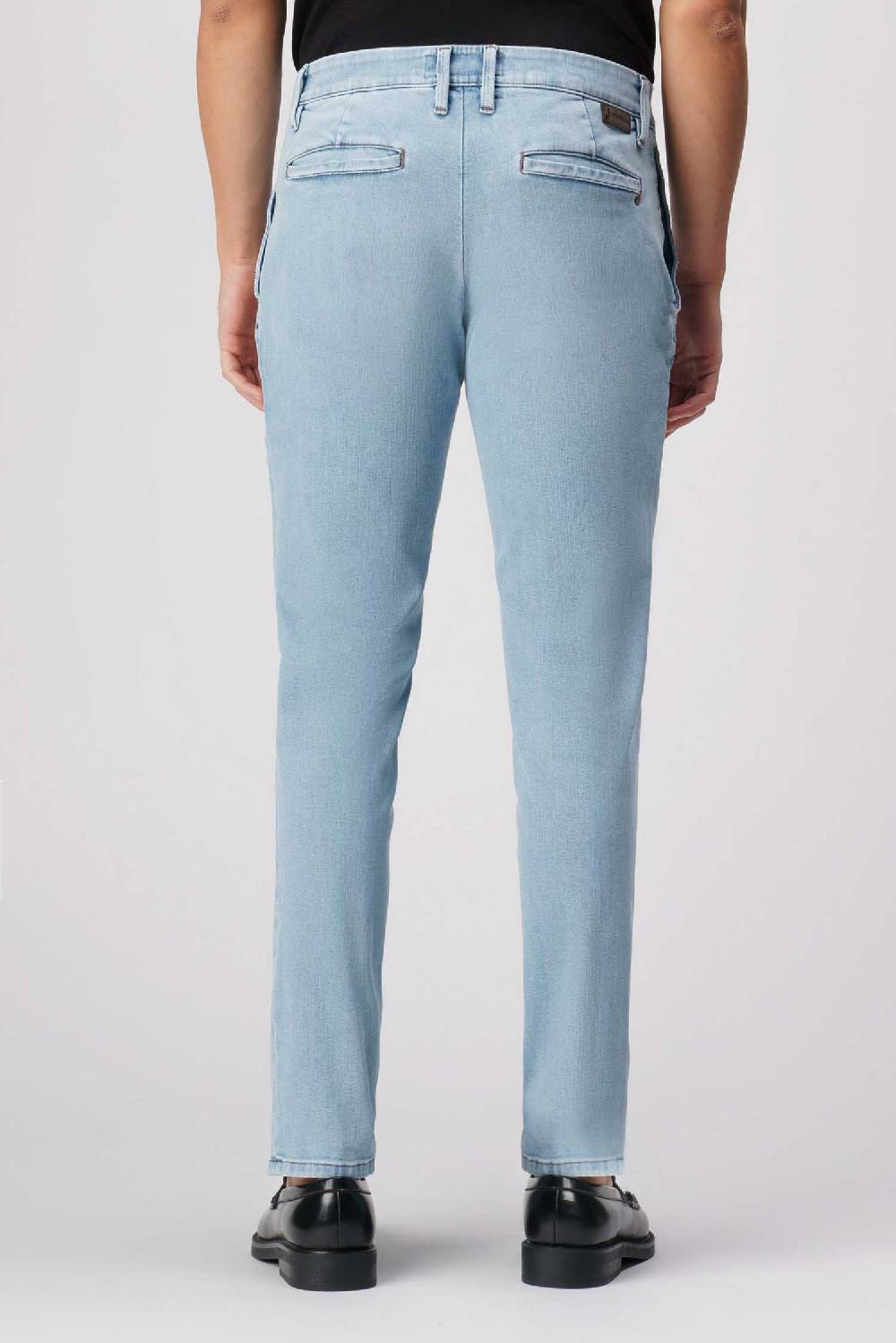 Jeckerson Jack- Pantalone chino in comfort denim blu chiaro Moda