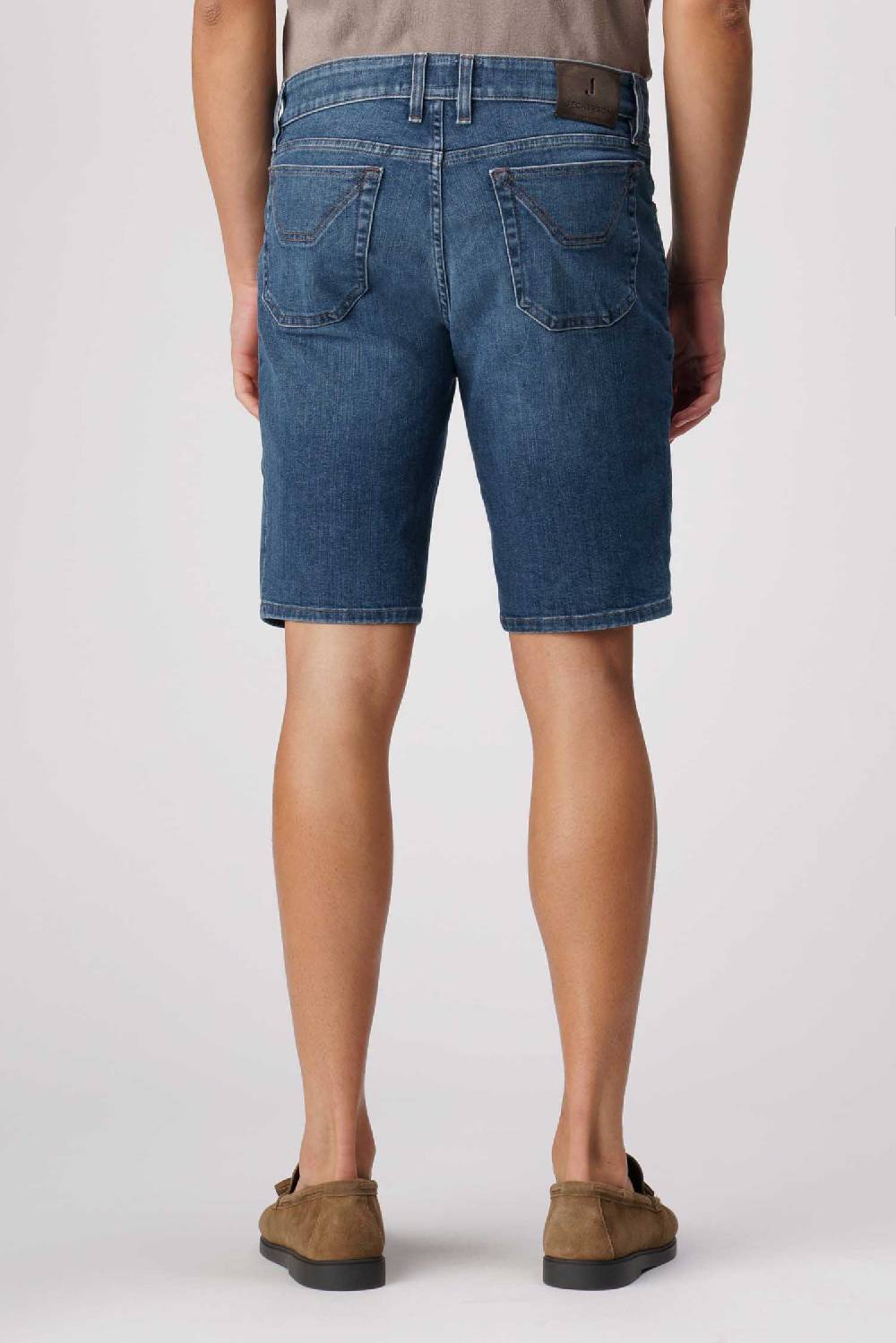 Jeckerson Jayden - Bermuda con toppa in comfort denim blu scuro Economico