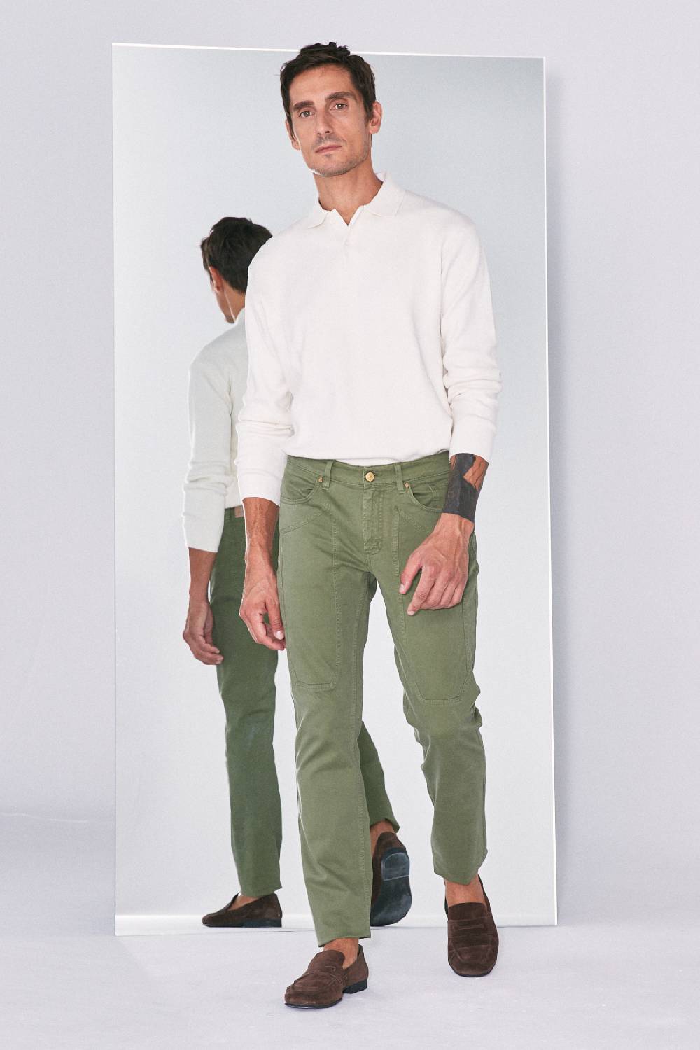 Jeckerson Pantalone slim fit con toppa I Più Venduti