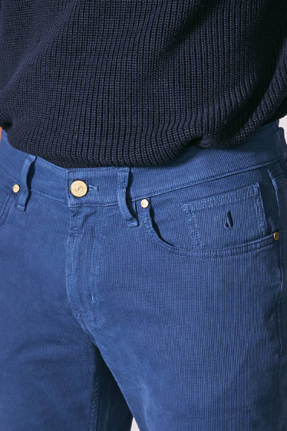 Jeckerson Pantalone slim fit in cotè de cheval Vendite Flash