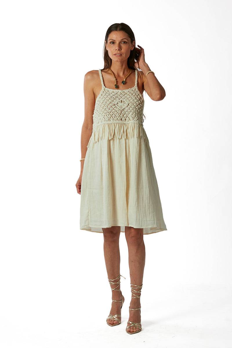 La Kore Soho cotton cord dress Qualità