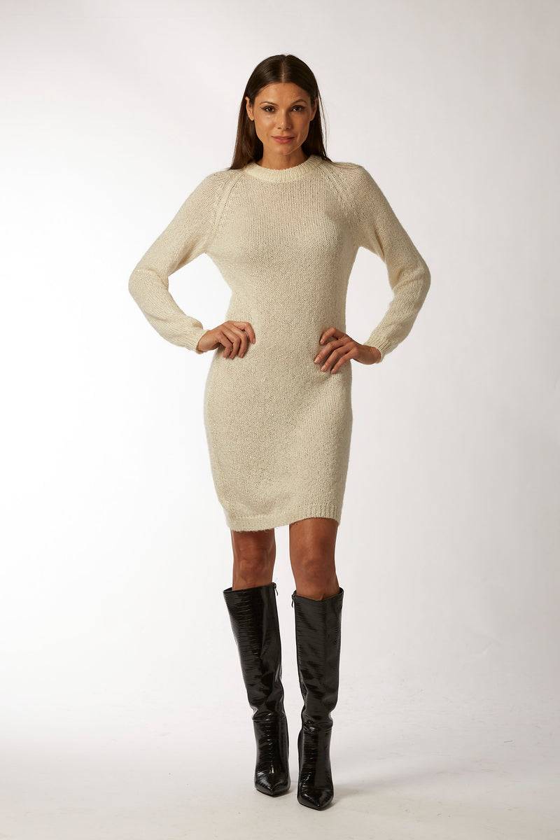 La Kore COPENHAGEN knit dress with lurex Economico