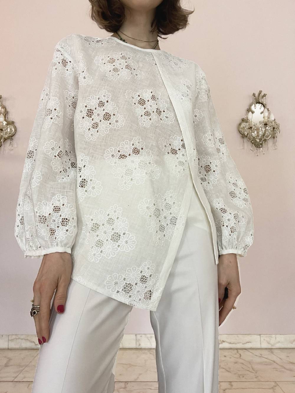 Laviniaturra Camicia con ricamo Nuova