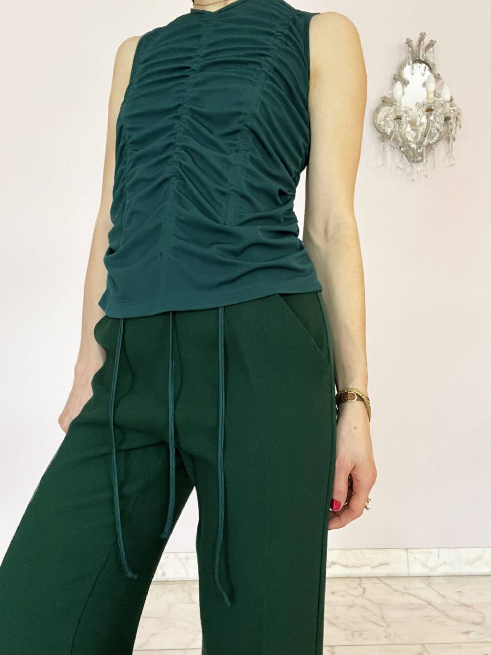 Laviniaturra Top con drappeggio Negozi Online