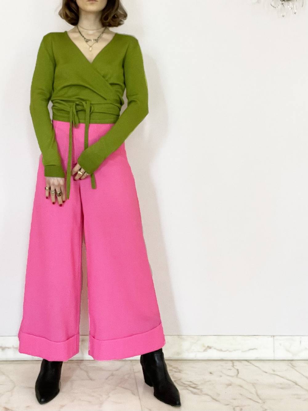 Laviniaturra Pantaloni larghi a vita alta Promozione Limitata