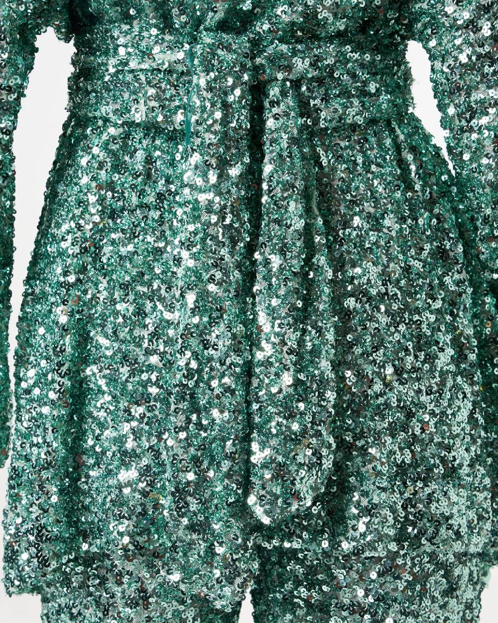Le Twins Emma Paillettes Turchese Nuova