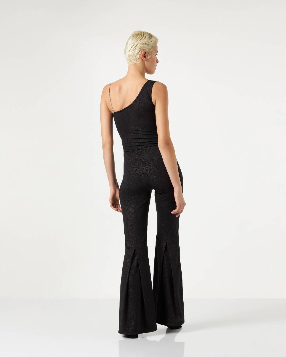 Le Twins Fabiana Jersey Lurex Nero Qualità Garantita