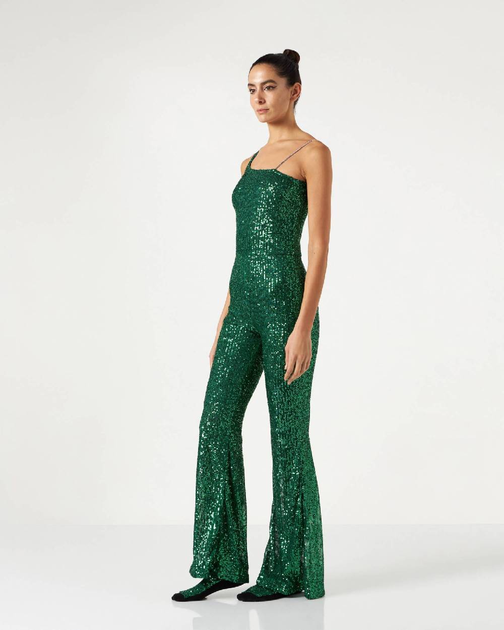 Le Twins Fabiana Paillettes Verde Negozi Online