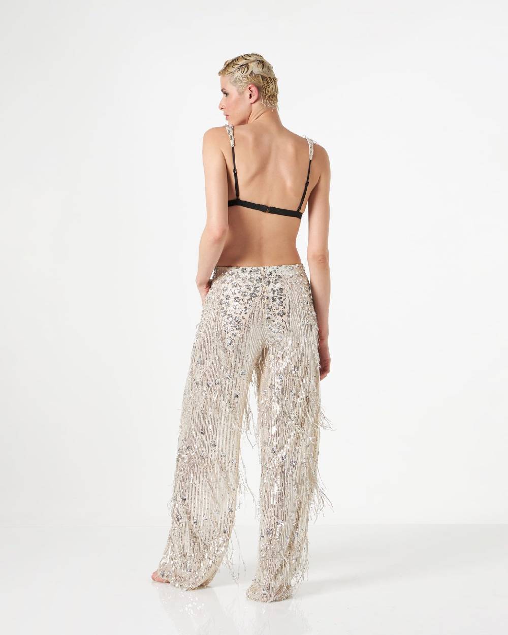 Le Twins Virgy Paillettes Argento Offerta