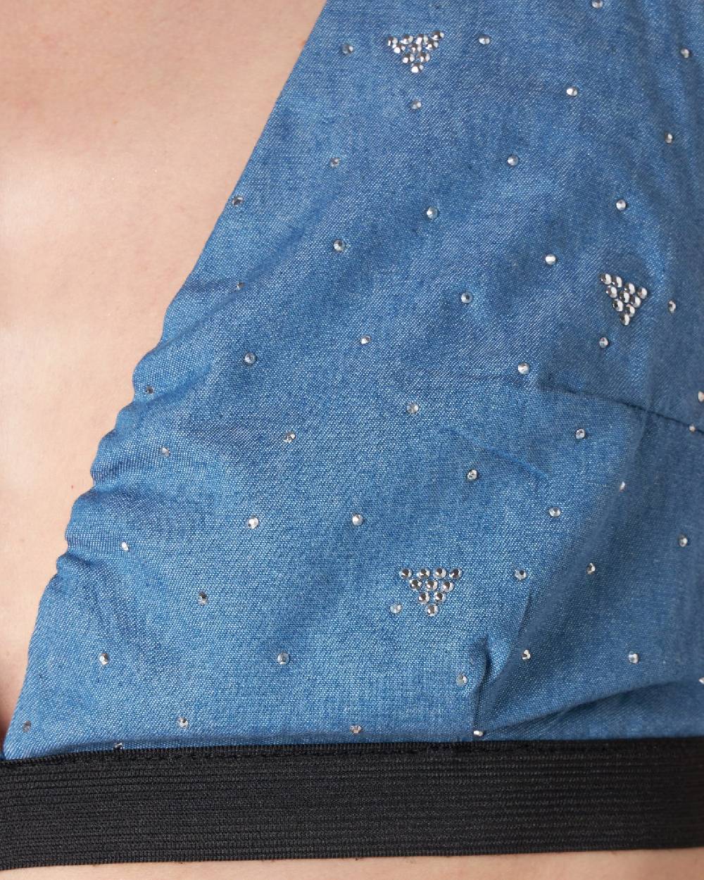 Le Twins Virgy Paillettes Strass celeste Economico