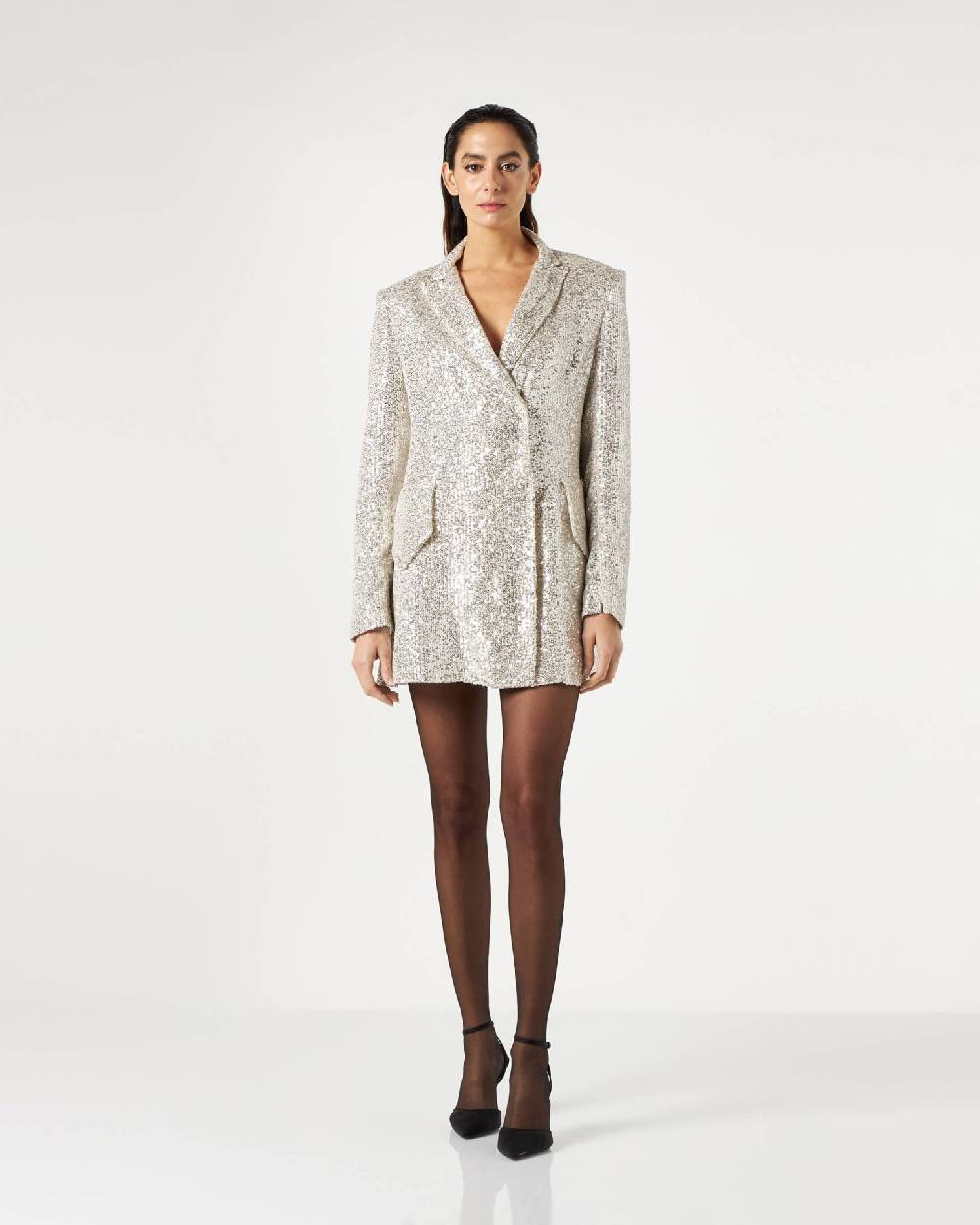 Le Twins Como Paillettes Argento Vendita