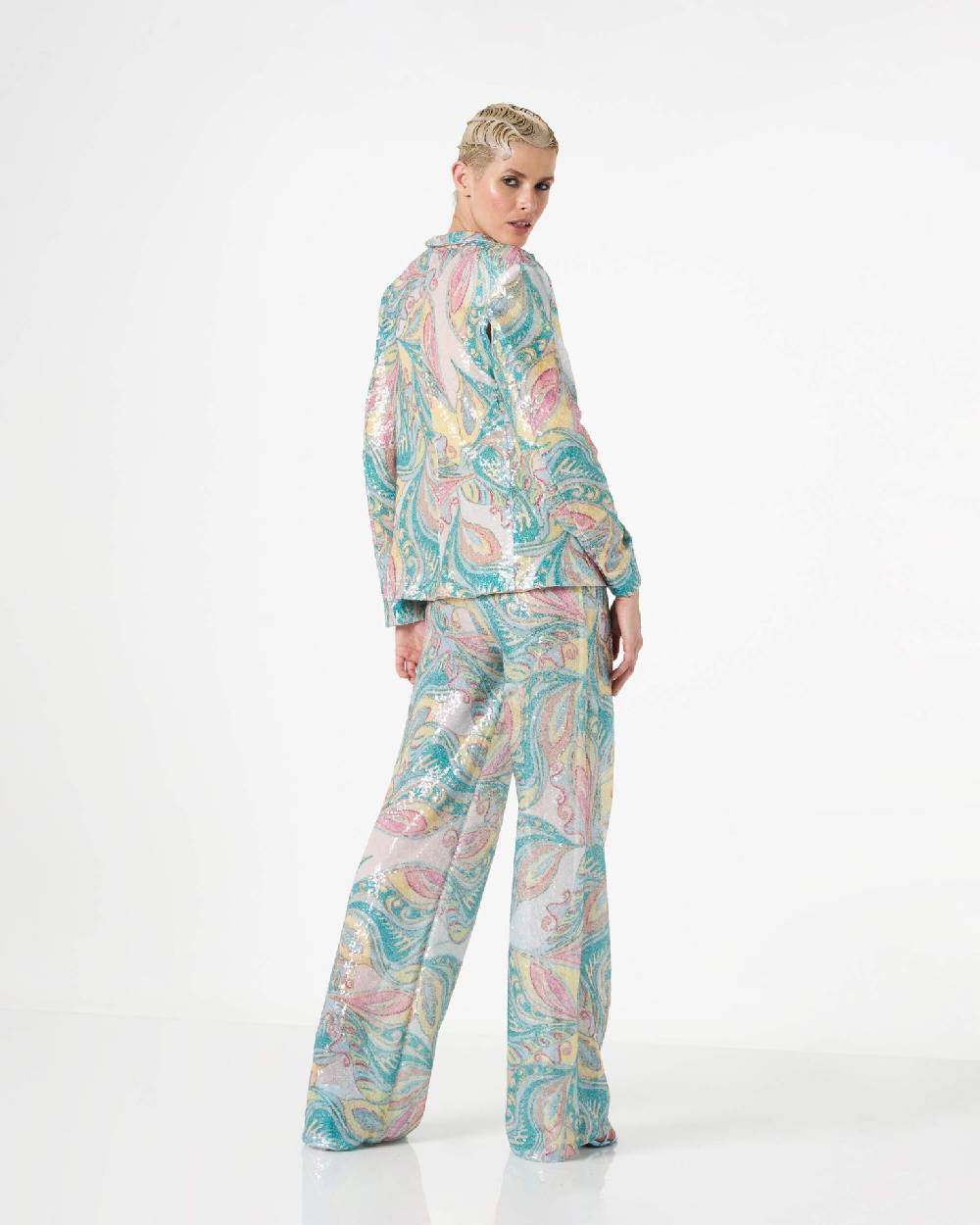 Le Twins Francesca Paillettes Cashmere Affare Del Giorno