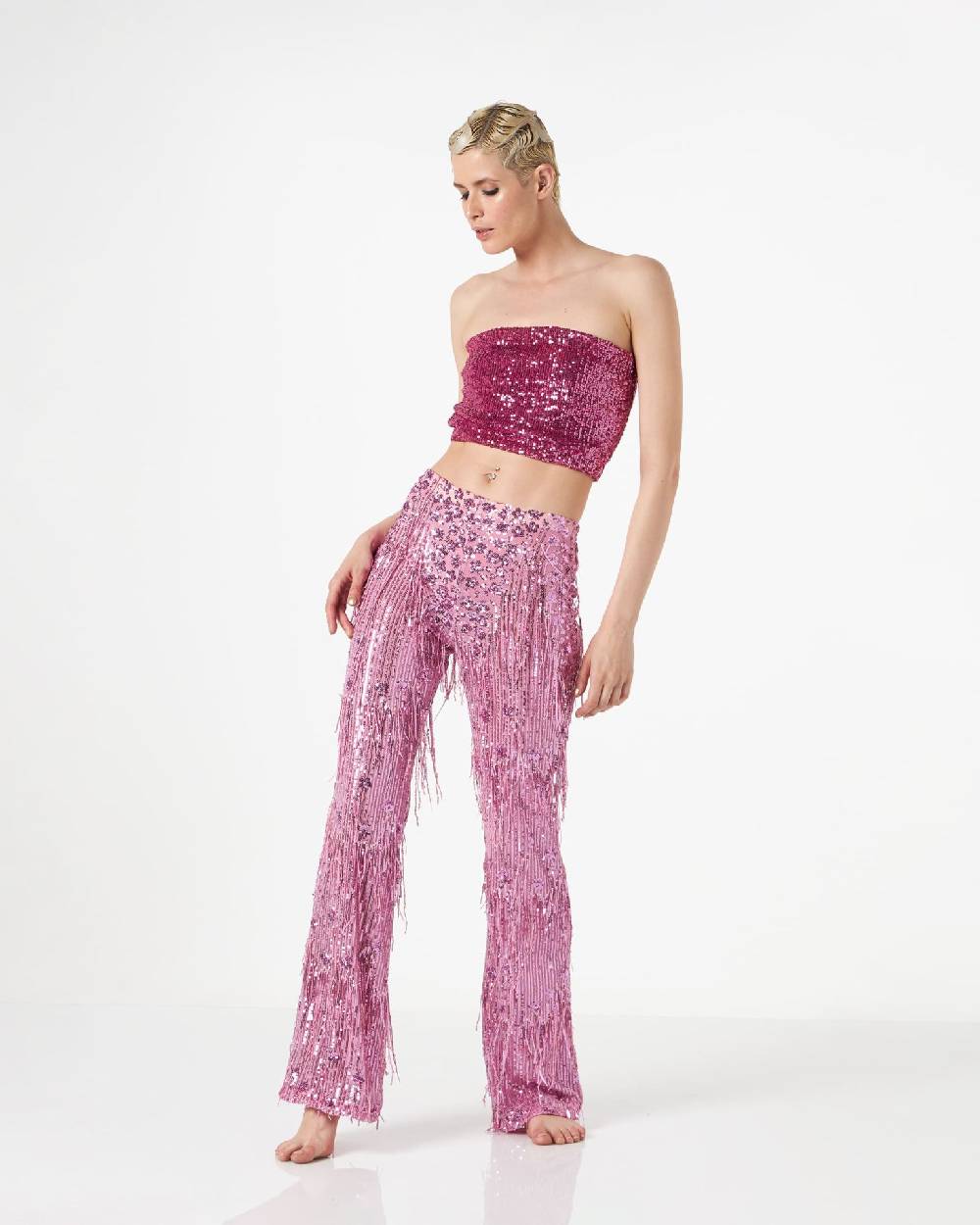 Le Twins Ludo Paillettes Fucsia Economico
