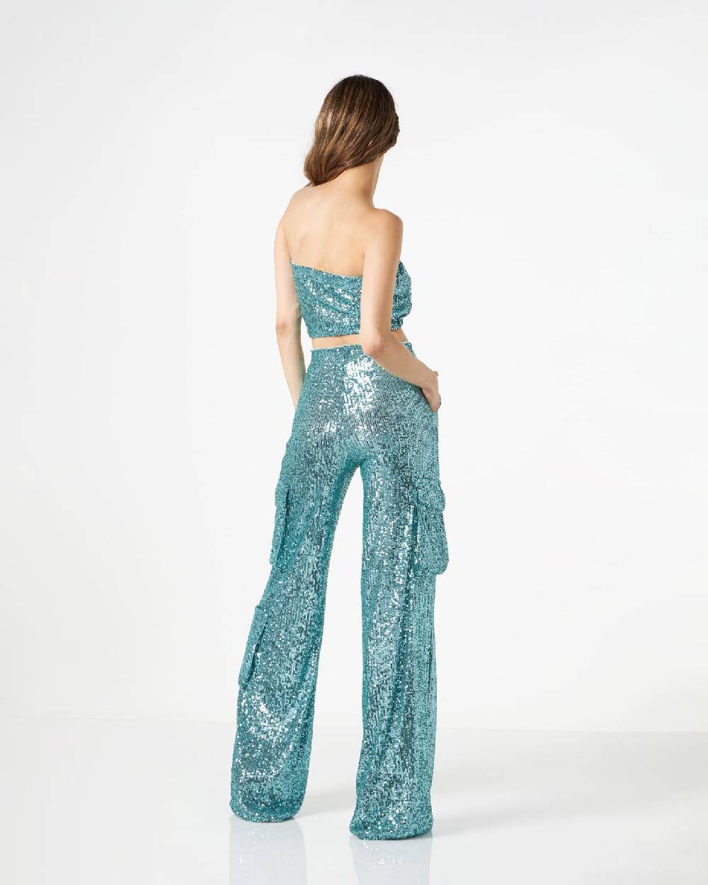 Le Twins Ludo Paillettes Turchese Outlet