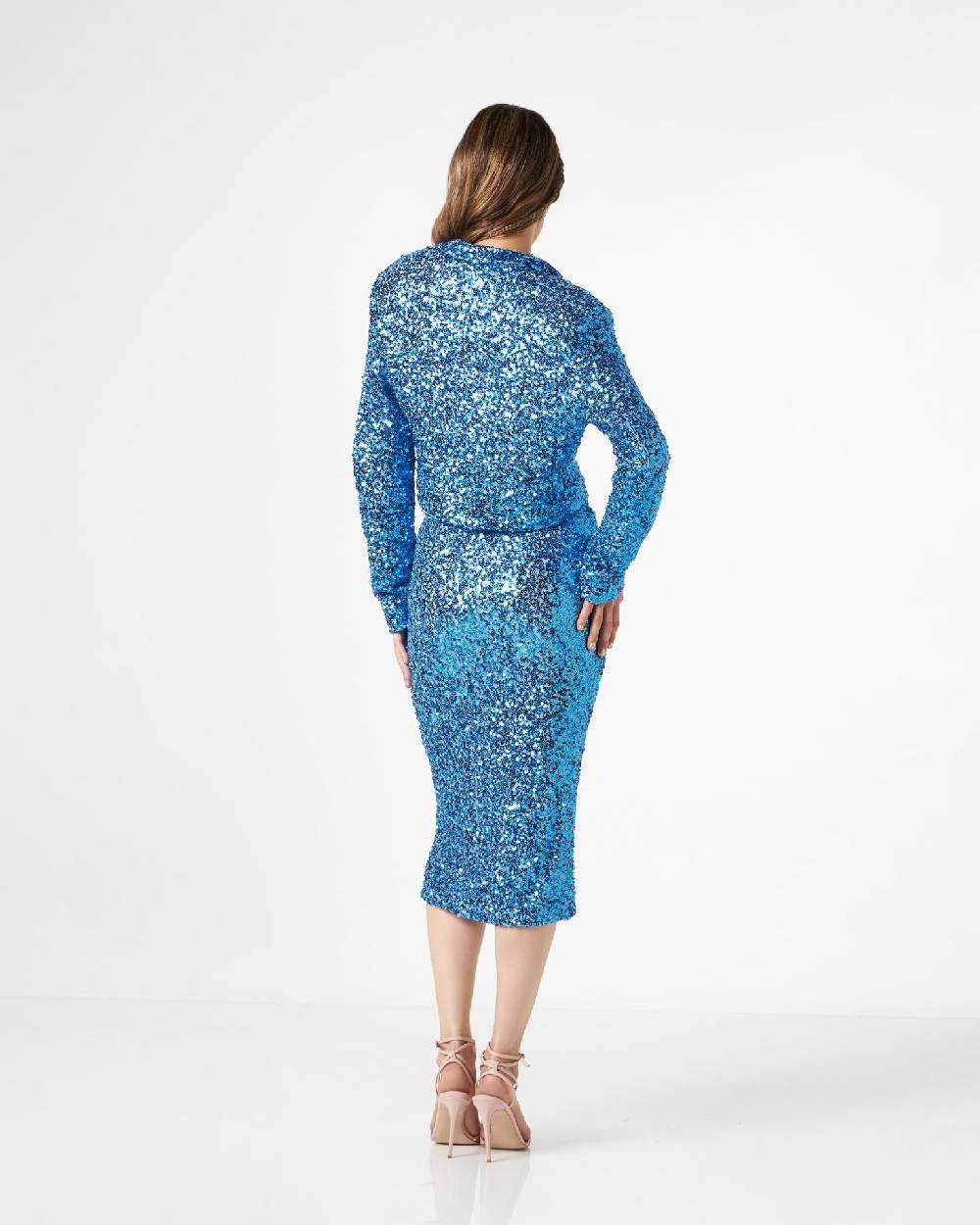 Le Twins Mara Paillettes Celeste Vendite Flash