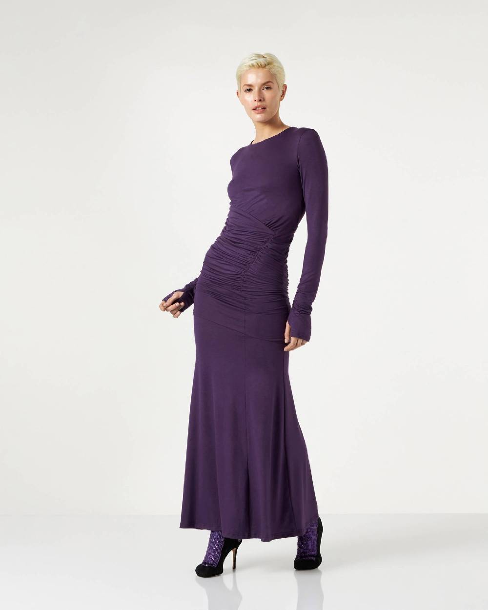 Le Twins Fra Jersey Viola Moda