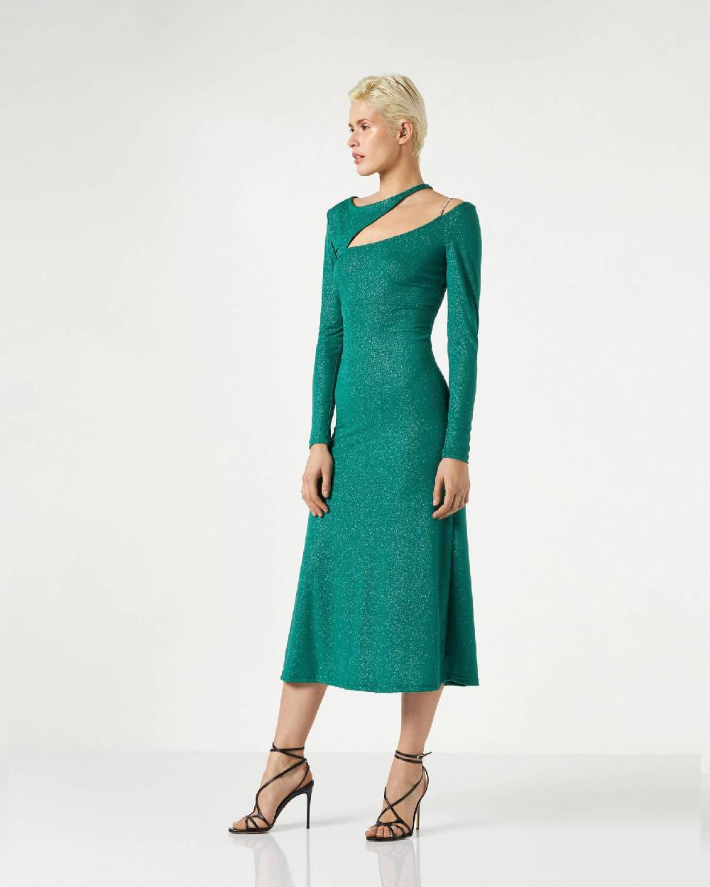 Le Twins Catia Jersey Lurex Verde 2025