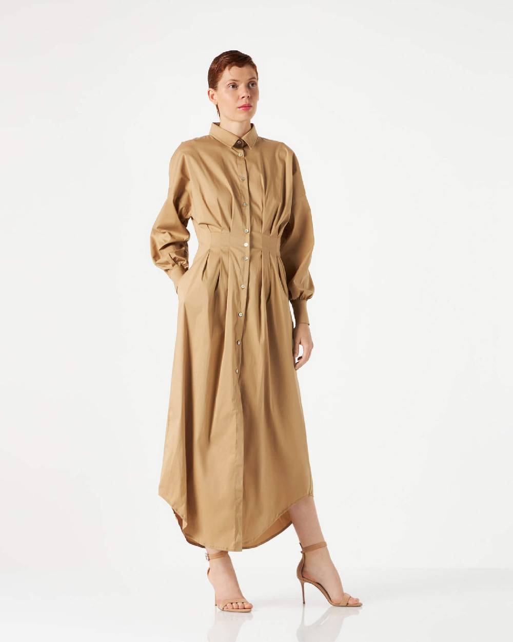 Le Twins Cristiana Lungo Beige Pezzi Unici