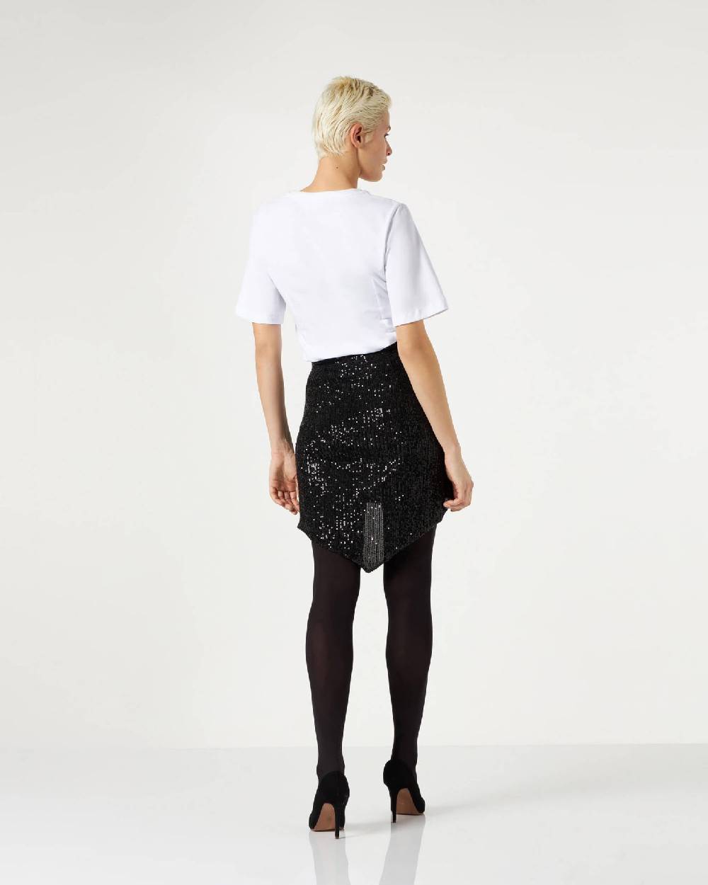 Le Twins Asti Paillettes Nero Vendita Calda