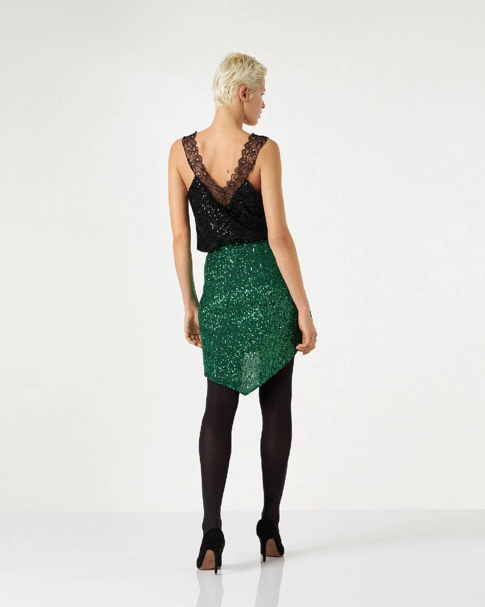 Le Twins Asti Paillettes Verde Fino Al -60%
