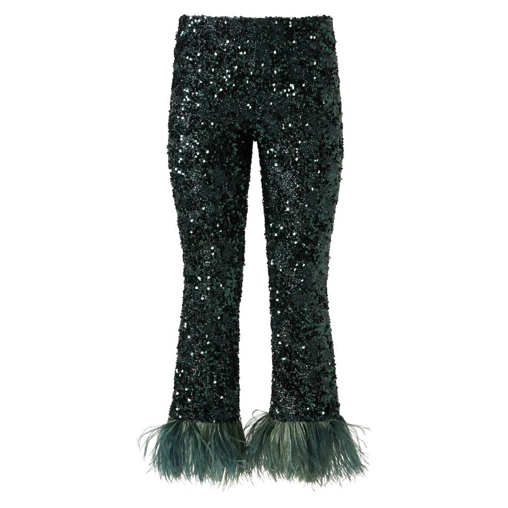 Le Twins Savy Paillettes Lurex Verde Prezzo Ridotto