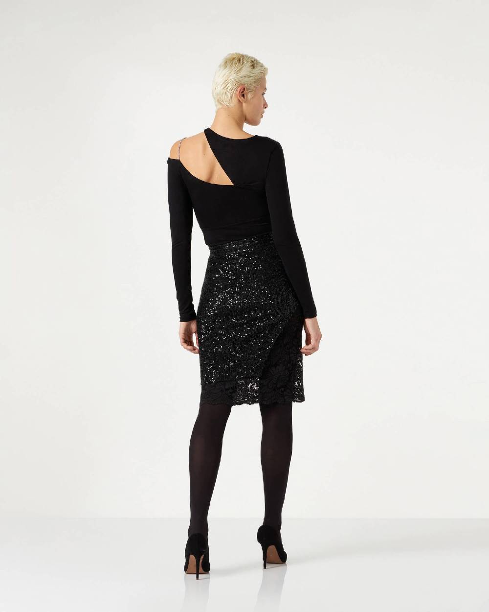 Le Twins Corinne Jersey Nero Presa