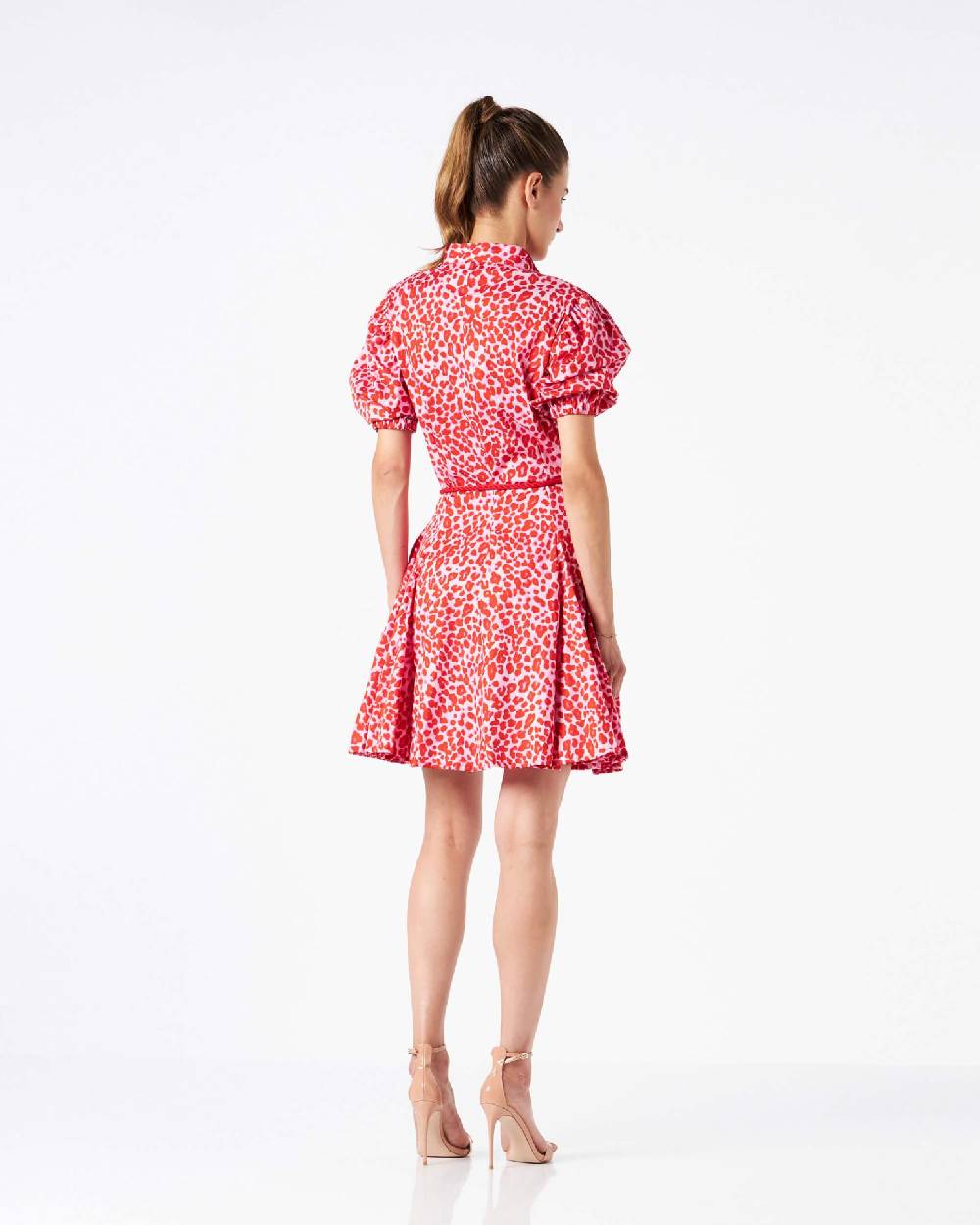 Le Twins Sofy Animalier Rosso con Cintura Promozione