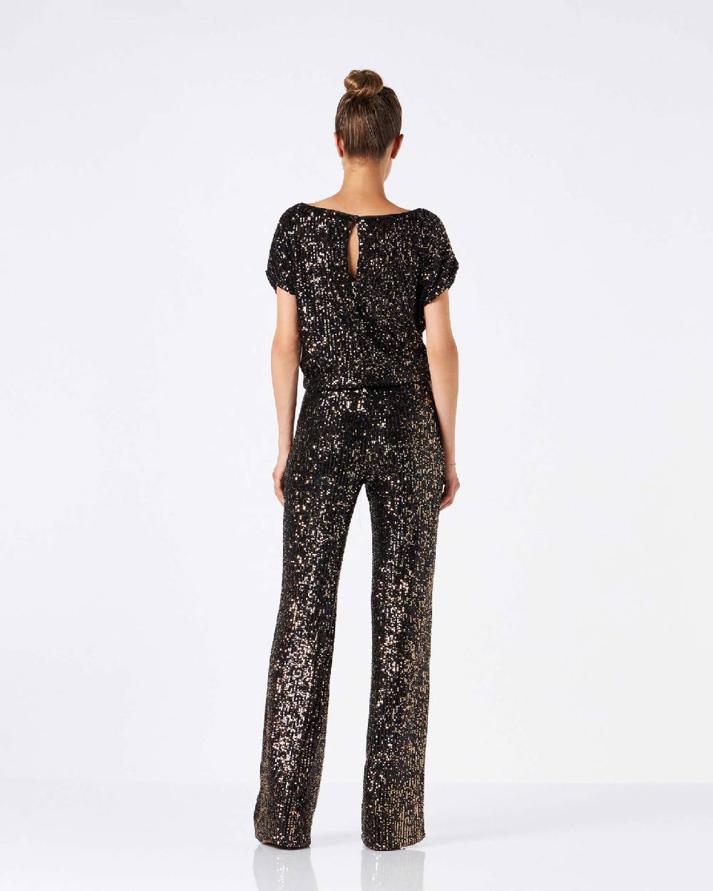 Le Twins Mascia Paillettes Nero e Oro Duty-free