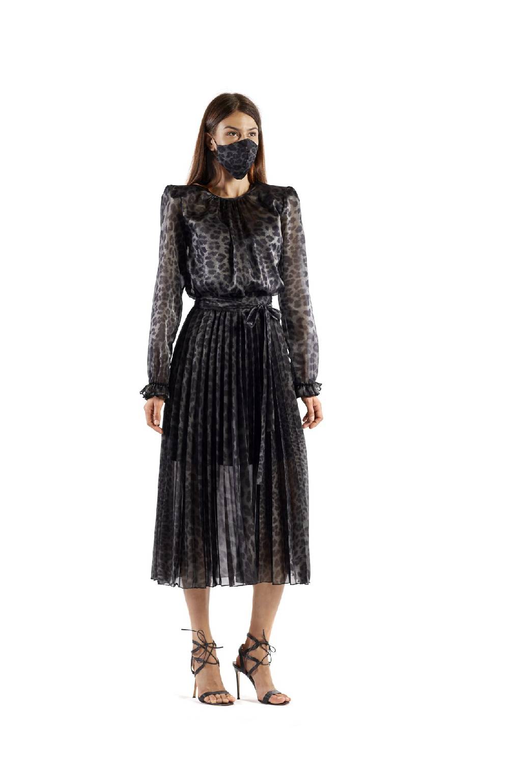 Le Twins Milano Animalier Grigio e Nero Offerta natalizia