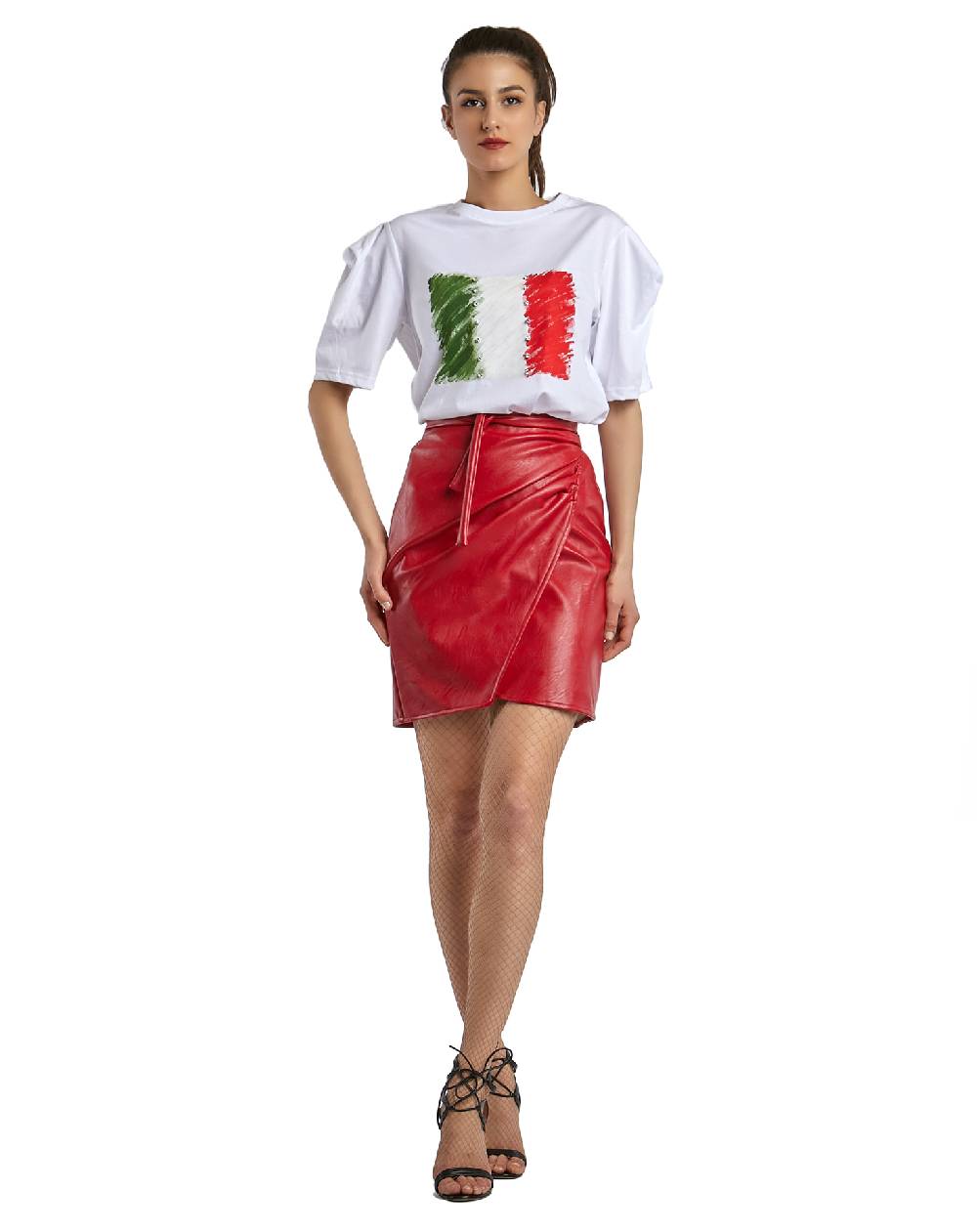 Le Twins Gonna Grazia – Ecopelle Rosso Offerta Giorno del Papà