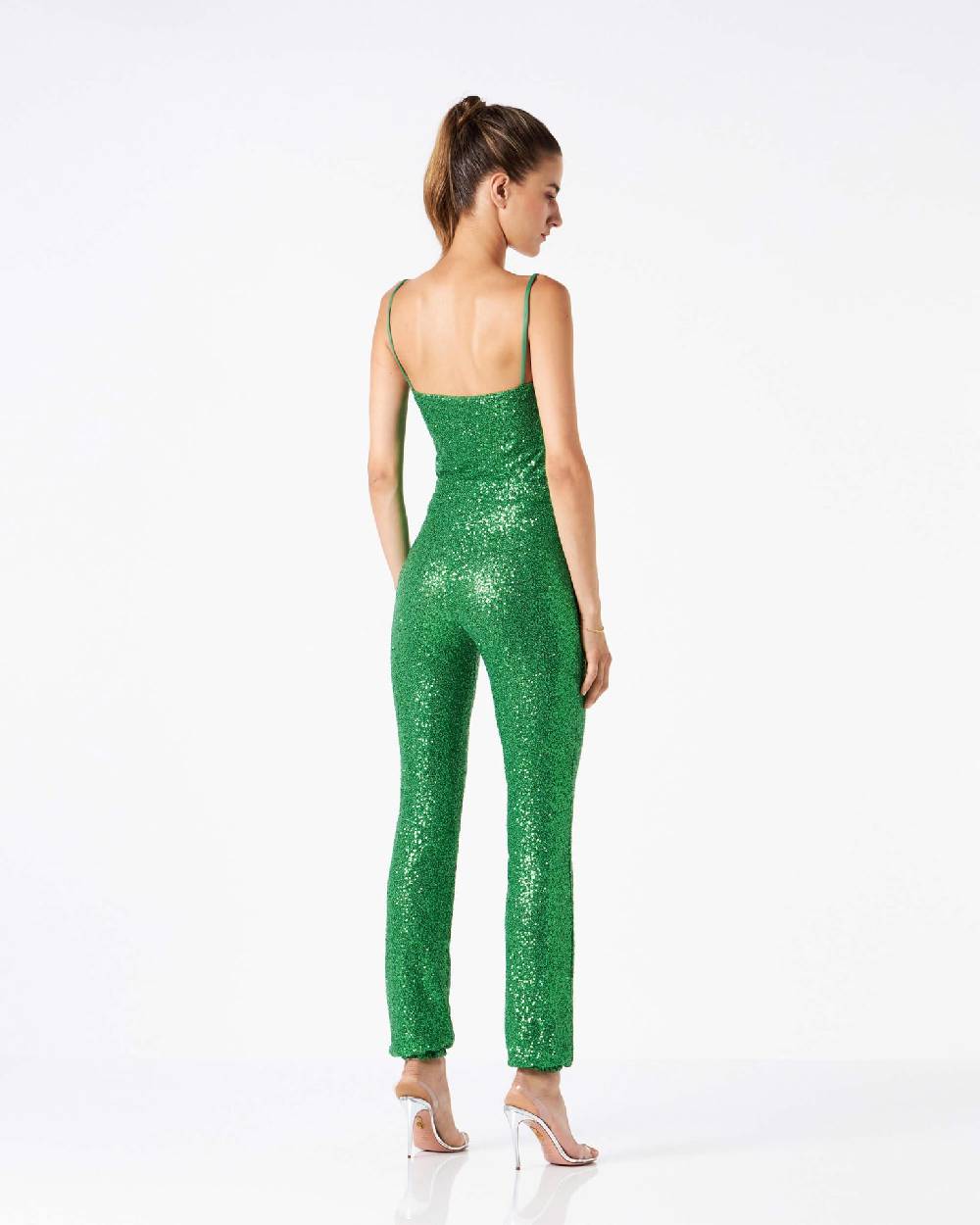 Le Twins Viola Paillettes Verde Online Outlet