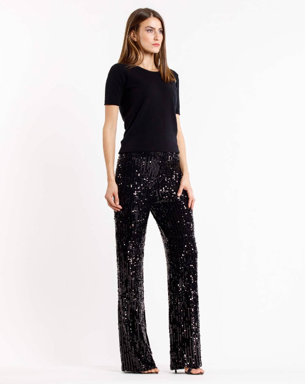 Le Twins Pantalone Raffy – Paillettes Nero Ultimi tre giorni