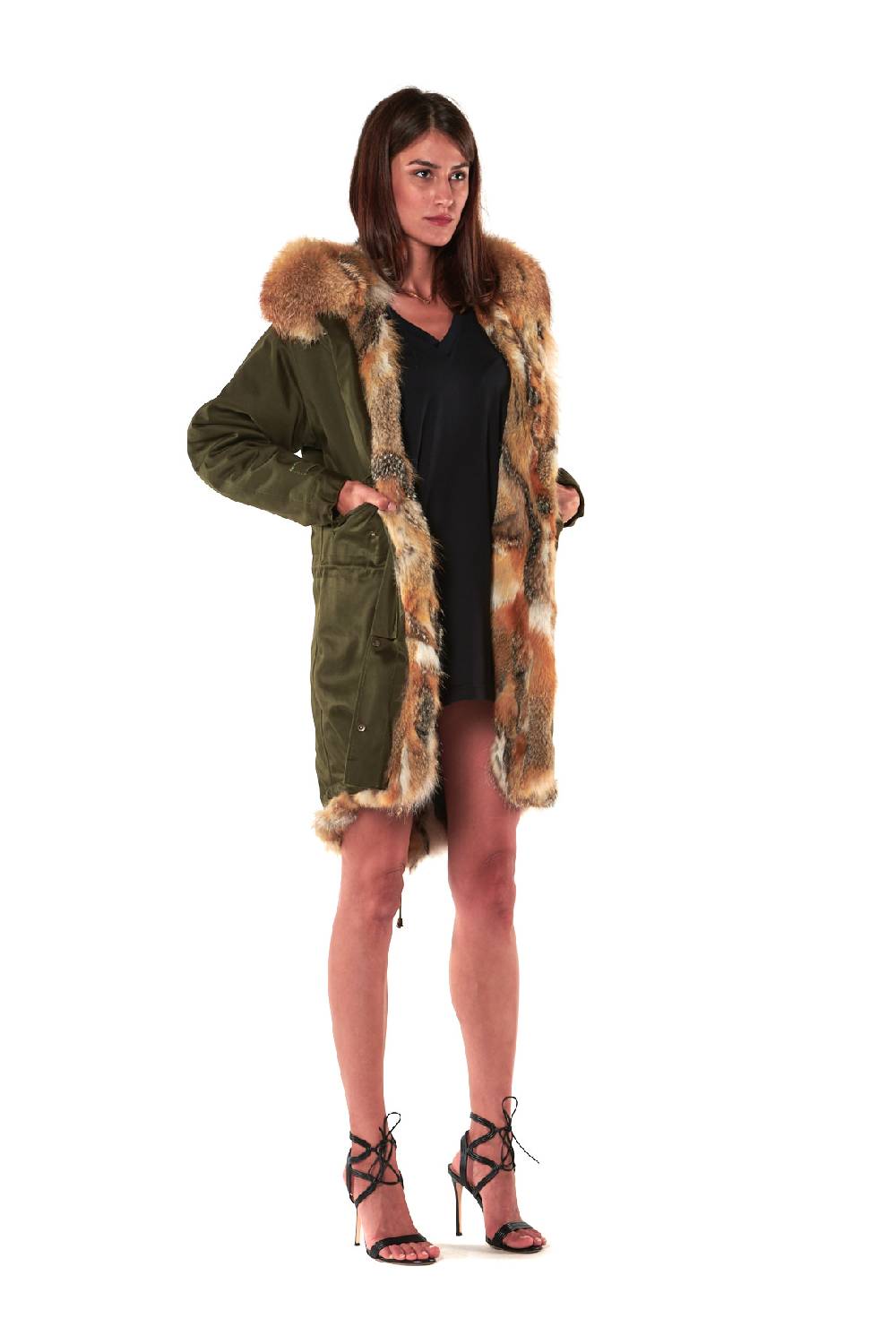 Le Twins PARKA CORTINA VERDE Limitato a 3 giorni