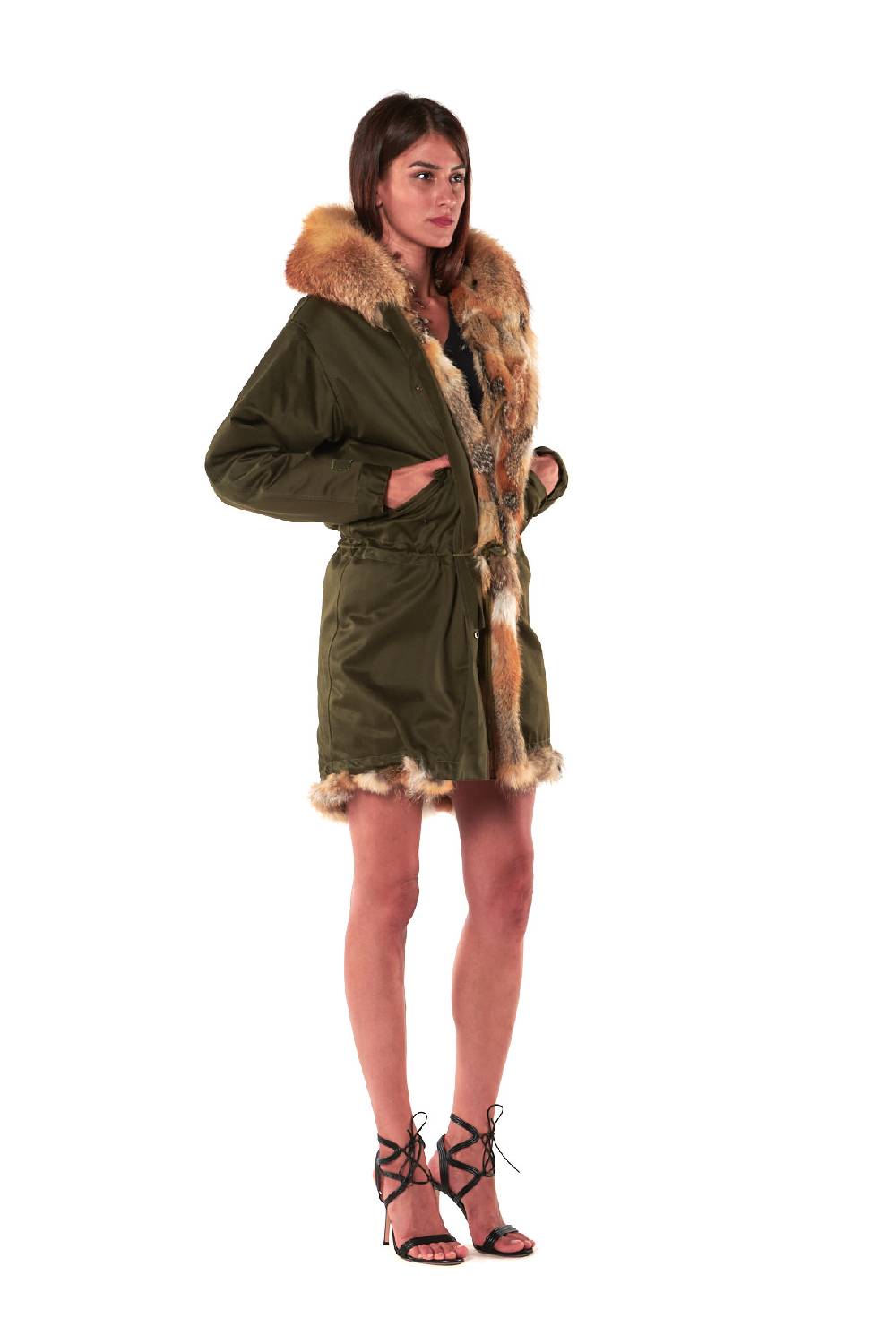 Le Twins PARKA CORTINA VERDE Limitato a 3 giorni