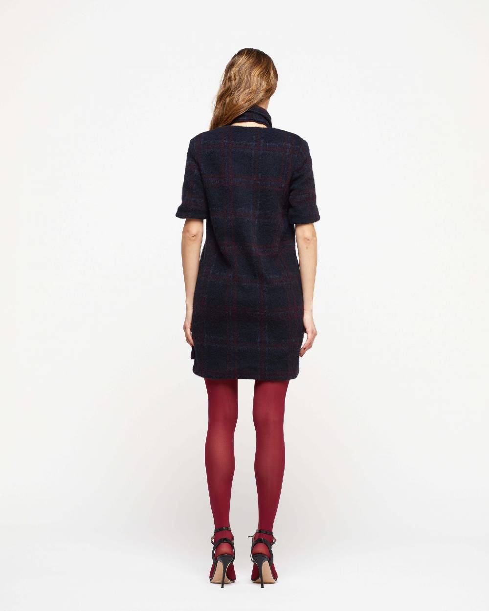Le Twins Abito Parma – Blu Riga Bordeaux Vendita