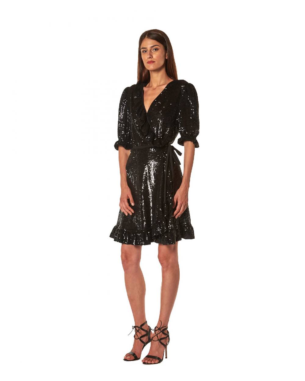Le Twins Abito St. Tropez – Paillettes Nero Online