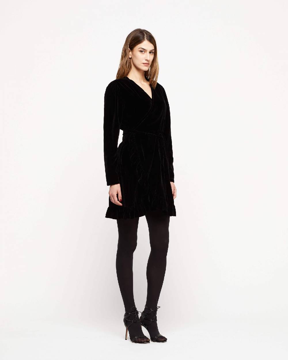 Le Twins Abito St. Tropez – Velluto Nero Outlet