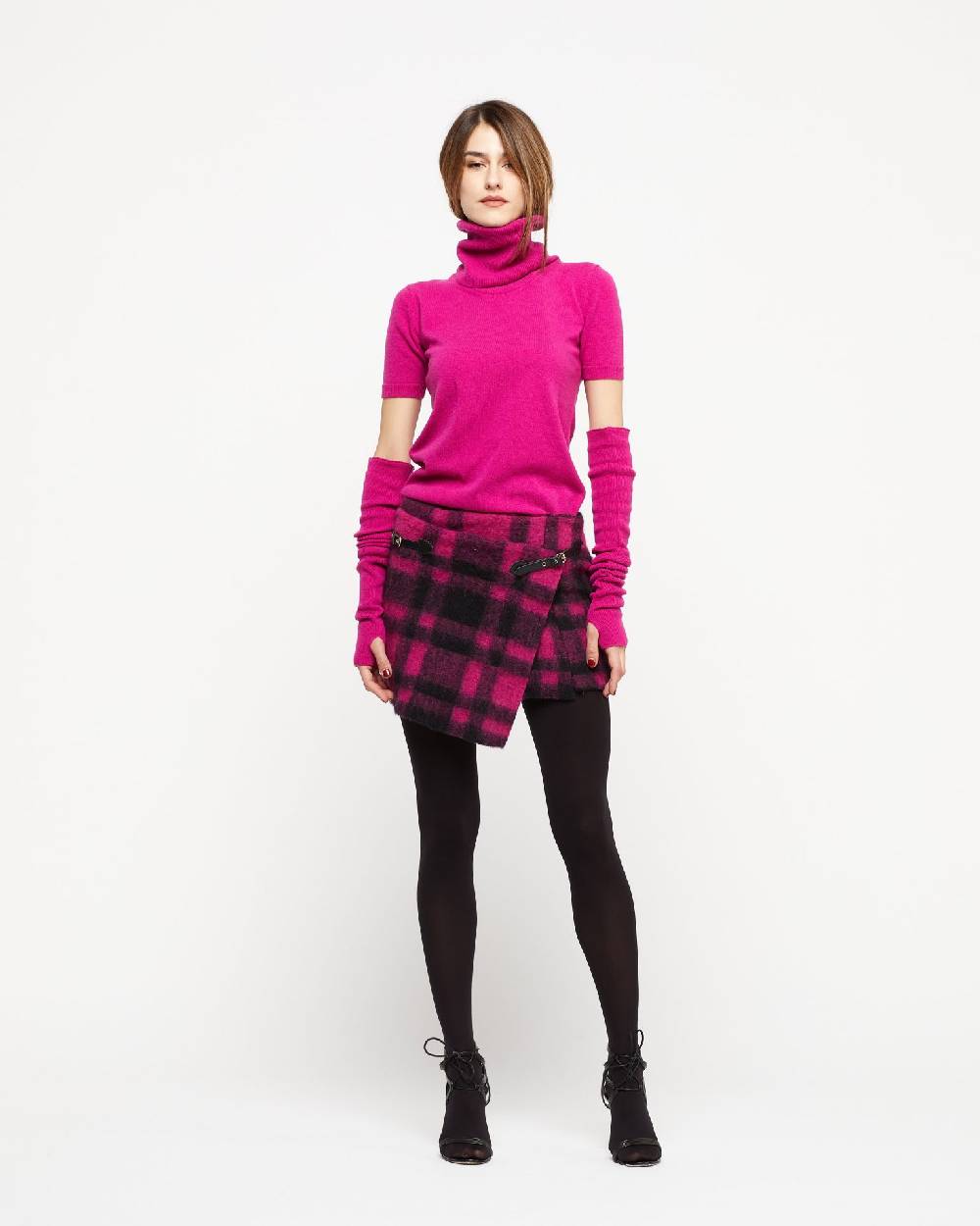 Le Twins Gonna Vale – Quadri Fucsia e Nero Flash Sale