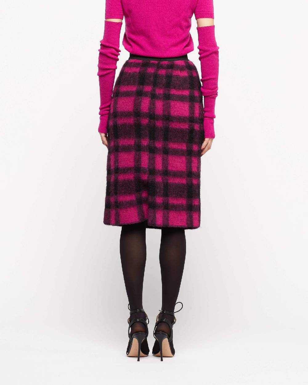 Le Twins Gonna Vilma – Quadri Fucsia e Nero Fornitura limitata