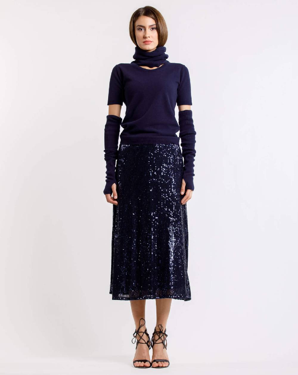 Le Twins Maglia Allegra- Blu Vendite stagionali