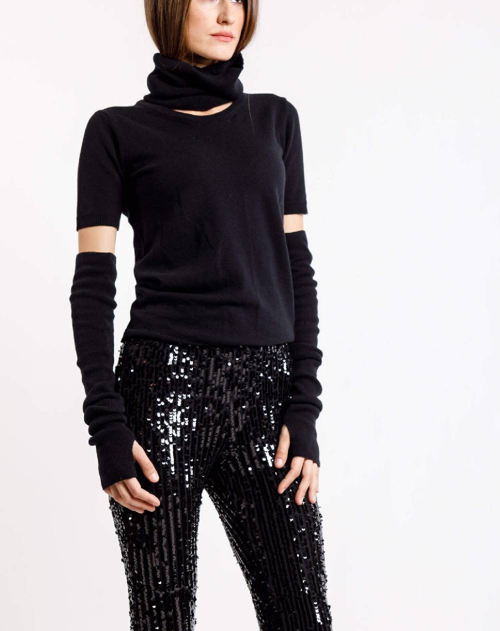 Le Twins Maglia Allegra- Nera Black Friday