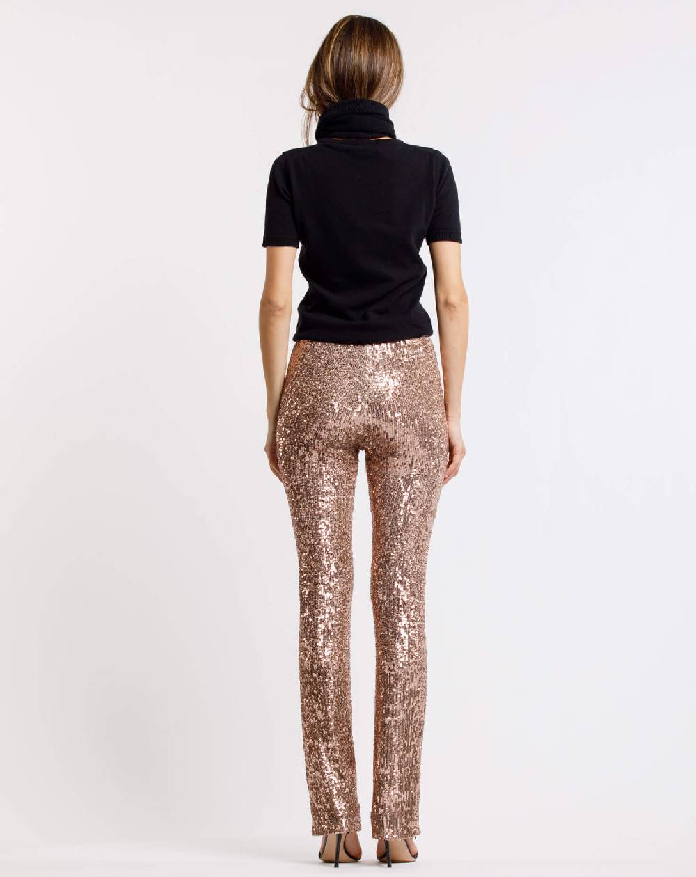 Le Twins Pantalone Raffaella – Paillettes Oro Offerta Anniversario