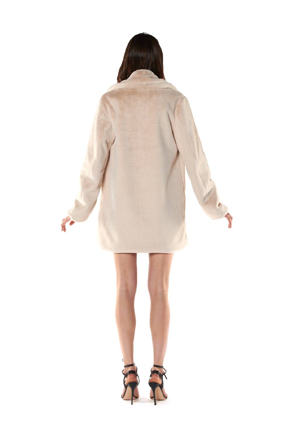 Le Twins Ecopelliccia Greta – Panna Online Outlet