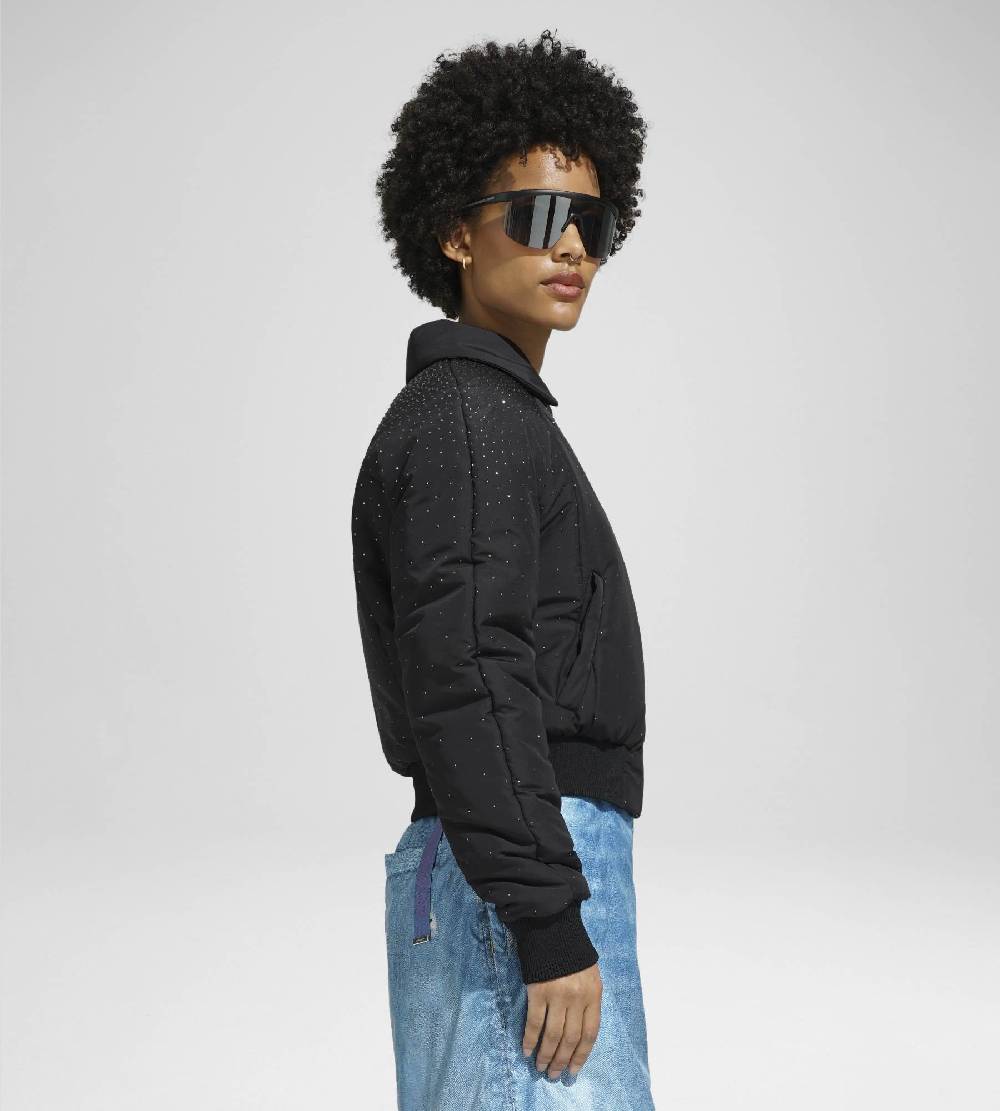 Khrisjoy JIM BOMBER STRASS BLACK Sottocosto