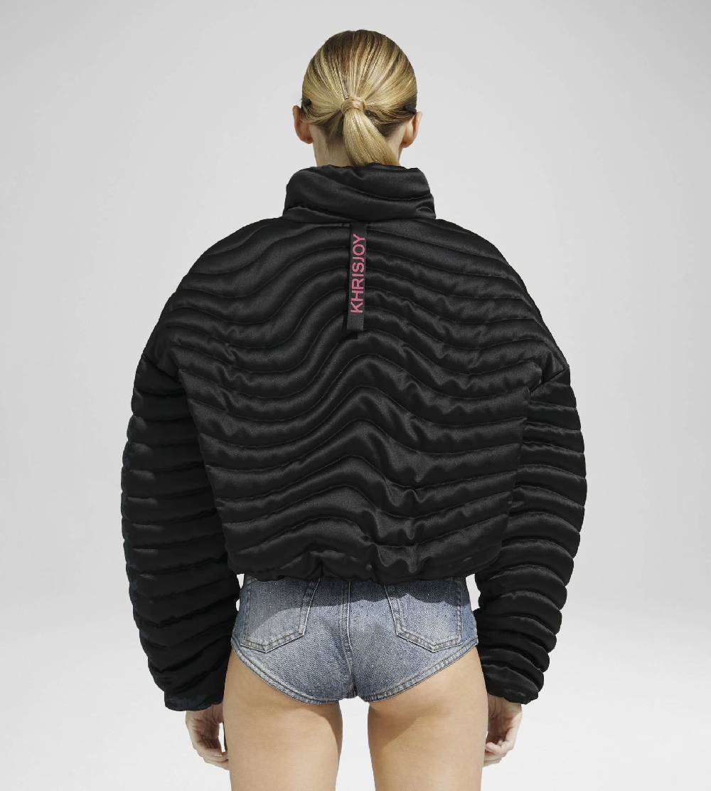 Khrisjoy JOY SATIN CROPPED BLACK Offerte