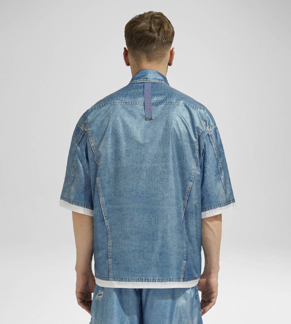 Khrisjoy DENIM PRINT SHIRT MEDIUM DENIM Negozio
