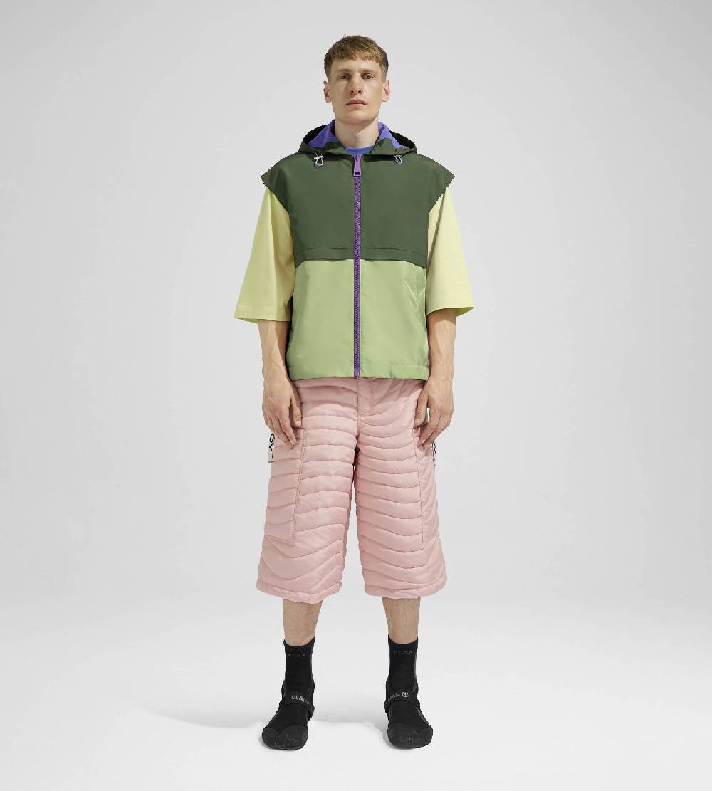 Khrisjoy SHELL WINDBREAKER VEST OLIVE GREEN JADE Black Friday