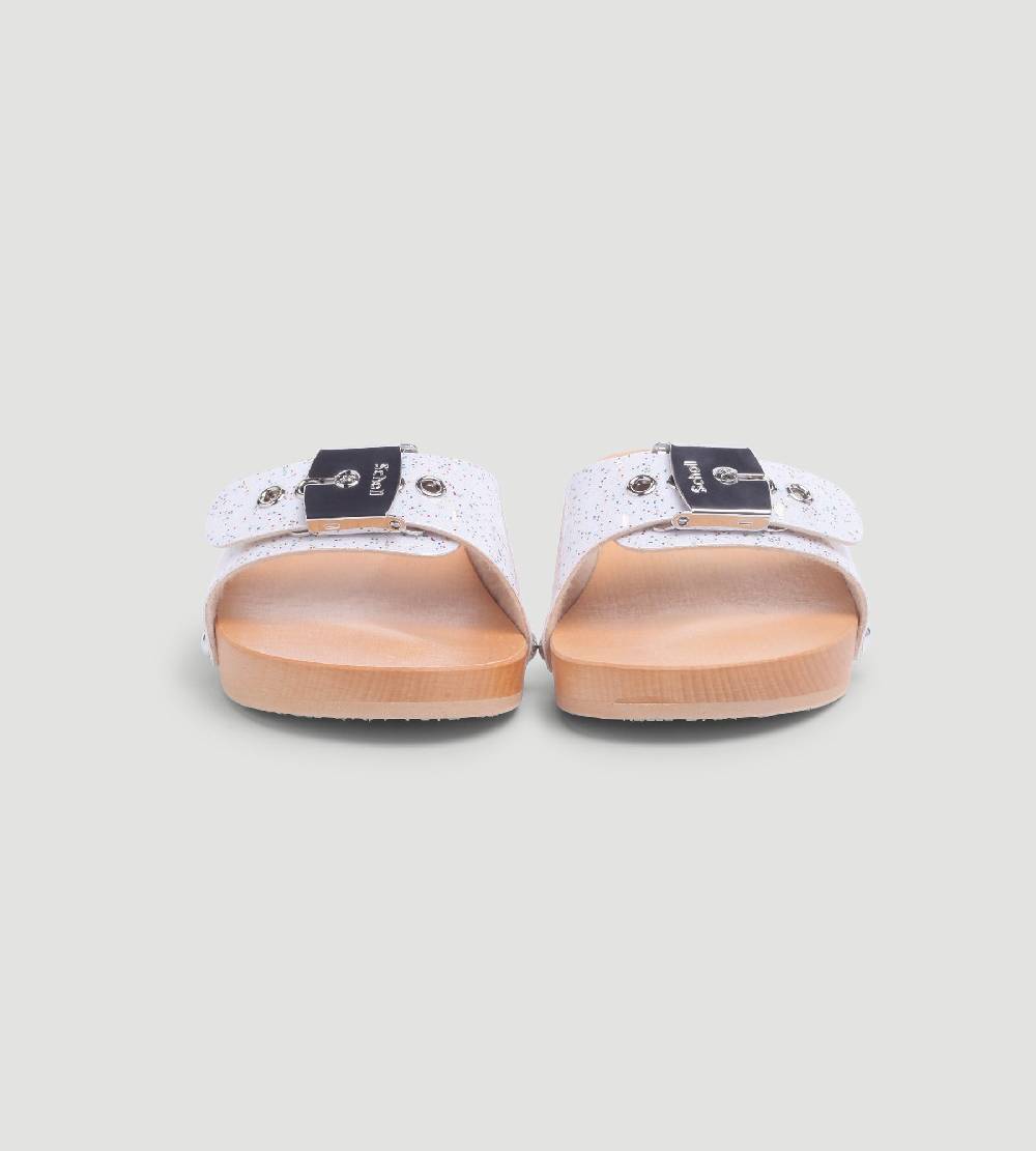 Khrisjoy KJ X SCHOLL - PESCURA HEEL WHITE SPARKLES Offerta Giorno del Papà