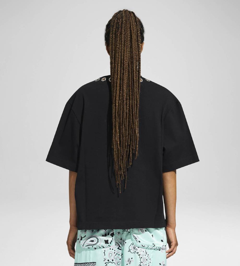 Khrisjoy EYELETS TEE BLACK Offerta settimanale